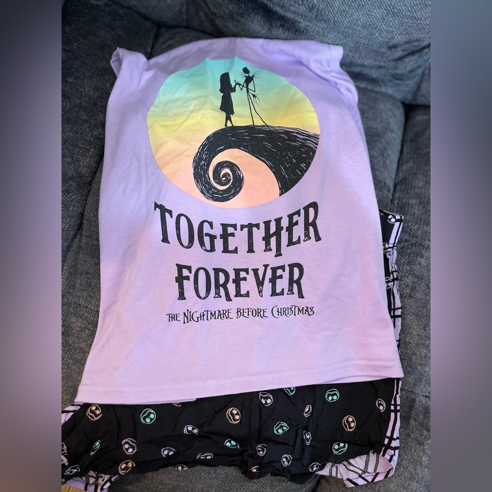 ((Bundle)) Nightmare Before Christmas Pajama Set/Undies